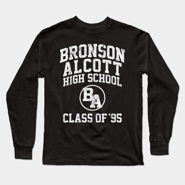 Bronson Alcott High Class of 95 - Clueless Long Sleeve T-Shirt by huckblade